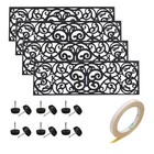 Non-slip Rubber Stair Treads - Outdoor Anti-slip Mats  Butterfly Design  Set Of
