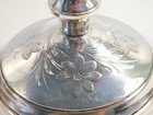 Vintage Pair Of Sterling Silver Candlesticks   By Lord   Weighted   1 Lb  3 Oz 