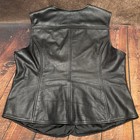 Harley Davidson Women s Leather Vest   Xl   Black   98150-06vw