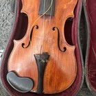 Gorgeous Violin 4 4 Labeled    whilhelm Durrschmidt    C  1900 Needs Repair  