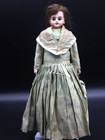 Antique German Bisque Doll By Ernst Heubach Silk Dress Horseshoe Mark 12  B8