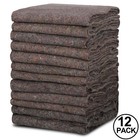 24 Pack Heavy Duty Moving Blankets 53  X 74  Shipping Furniture Protection Pads 