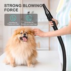 Dog Hair Dryer 3 2hp 2800w High Velocity Pet Blower Grooming Dryer With Heater