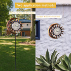 Outdoor Thermometer Decorative Garden   stakes Thermometer Metal Garden Decor   