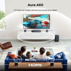 Ultimea Aura A60 7 1ch Dolby Atmos Sound Bar With Subwoofer   Surround Speakers