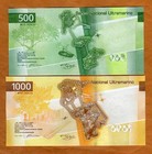 Set Macao   Macau 500-1000 Patacas  2020  2026   P-94-95  Bnu  Unc   Redesigned