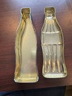Coca Cola Bottle Shaped Metal Lidded Tin 1995  Size - 9 5  Tall And 3  Wide -new