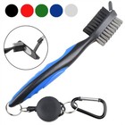 1x Golf Club Brush Groove Cleaner Two-sided Golf Cleaning Brush 7 Colors Select