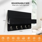 Key Holder For Wall  House Decor Mail Organizer Wall Mounted With Shelf   5 Hook