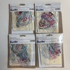 Vintage Bucilla Silk Ribbon Embroidery Kits Lot Of 4 Sachets Mid-90   s Heirloom