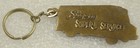  new  Snap-on Tools Vintage Solid Brass Truck Key Ring Chain Old Logo Unused
