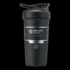 Blenderbottle Strada Stainless Steel Shaker Bottle 24 Oz Insulated Black