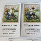 Vintage Early 1900s Watson Store  arnold  Michigan  Mi Advertising Ink Blotters