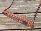 Cwd Fancy Stitched English Hunter Caveson Noseband - Size 3 full - New W o Tags