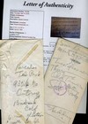 Al Simmons Signed Jsa Contract Notes Letter Etc Authentic Autograph