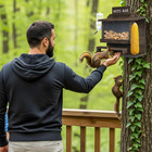 Squirrel Feeders For Outside  Large Carbonized Squirrel Feeder   Chipmunk House