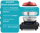 Pizza Attachment For Omnia Camping Oven  Full Face Stainless Steel Baking Insert