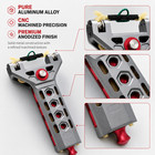 Professional Aluminum Slingshot For Adults 100 Steel Balls 2 Bands Kit