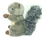 Gray Squirrel 9  Plush Fuzzy Tail Martha Stewart Stuffed Animal 