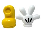 Disney Parks Mickey Mouse Icon Shoe   Glove 2-pc  Ceramic Bookends New In Box