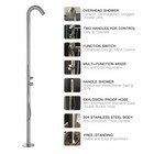 Heatgene Outdoor Shower Stand For Outside poolside patio Drench Shower