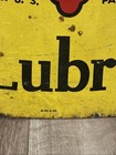 Vintage Pennzoil Sound Your Z Sign 31x22 Inches Double Sided Date Code 5-1955