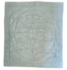 Pillow Shams Vintage Chenille Columbine Cody Cotton Light Powder Blue Set 2 Euro