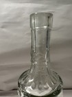 Vintage Tall Ornate Glass Decanter Bottle Decorative Design 12 1 4 Inch