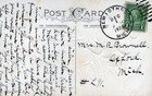 Rare Franklin 1   Stamp On Posted In 1924 Postcard  birthday Wish 