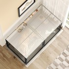 48  64   Iron Large Dog Kennel Cage Pet Puppy Cat Playpen Pen Crate W Top   Door
