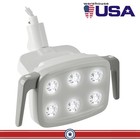 9w Dental 6 Led White Oral Light Lamp Adjustable Induction Sensor For Unit Chair