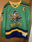 Headgear Classics Mighty Ducks Charlie Conway  96 1992 Movie Xl  Jersey  b44 