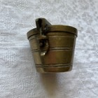 Antique Brass Apothecary Case Holder For Nesting Weights With Only 1 Cup Marked