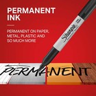 Permanent Markers  Fine Point  Black  12 Count