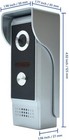 Wired Video Intercom System  7 Inches Video Doorbell Door Phone System For Villa