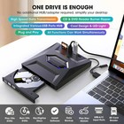 External Cd Dvd Drive For Pc Laptop Windows 11 10 Usb 3 0 Burner Reader Writer