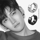 Stainless Steel Hoop Earring For Men Women Round Huggie Earrings Ear Piercings