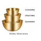 3pcs Stainless Steel Mixing Bowls Set Large Salad Dough Kitchen Prep Bowls