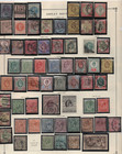 Uk Gb 1840-1937 Collection Of 195 Stamps Mostly Used Few Mint On 4 Album Pages