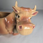Vintage Shawnee Pottery Cow Cookie Jar W10 Usa Ceramic Brown Tan Figurine No Lid