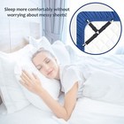 4 Bed Sheet Fasteners Adjustable Elastic Suspenders Straps Mattress Covers Clips