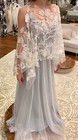 Gorgeous Ivory Hand Beaded Tulle Bridal Cape