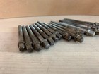 Conn 20s Vtg 1 75  Tension Rod Snare Drum Parts Lot Of 16 Nickel Undersized Head