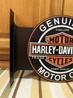 Harley Davidson Motor Oil Flange Sign Parts Motor Cycle Vintage Style Wall Decor