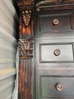 Beautiful Century Distressed  Beautiful  Black Armoire