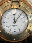 Vintage Bell Clock Co Nautical Brass Ship Porthole Clock 13   