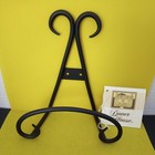 Set Of Three Wrought Iron Plate Display Racks For Wall Hanging By Dover House