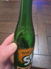 Natural Set Up Soda Bottle  Willisville  Ill  Sunburst  8 Oz Glass