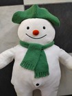 Rare Eden The Snowman 20    Plush Raymond Briggs Green Hat Scarf Large Read-spots