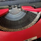 Olivetti 110 Red Typewriter